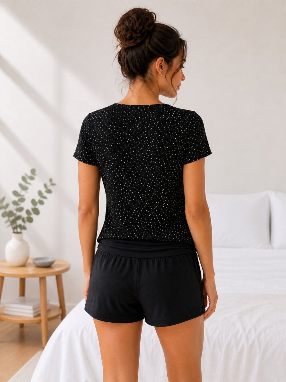 NWT Soma COOL NIGHTS Tee & Short Pajama Set - Picture 7 of 13